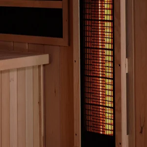 Golden Designs Orion 4  Person Full Spectrum Infrared Sauna with Himalayan Salt Bar GDI-8040-03