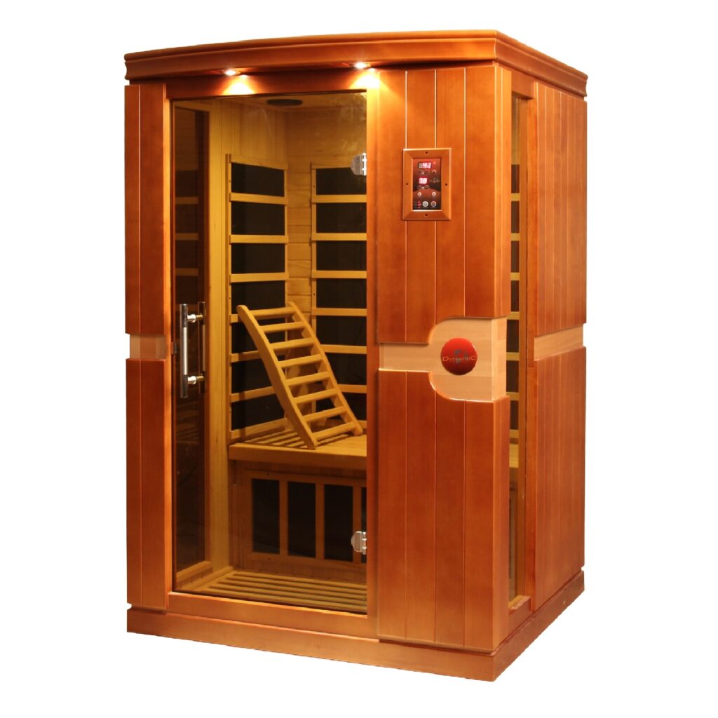 DYN-6210-01 3x3 (2) Dynamic Venice 2 Person Low EMF Far Infrared Sauna DYN-6210-01