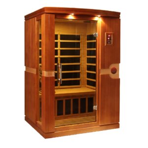 DYN-6210-01 3x3 (3) Dynamic Venice 2 Person Low EMF Far Infrared Sauna DYN-6210-01