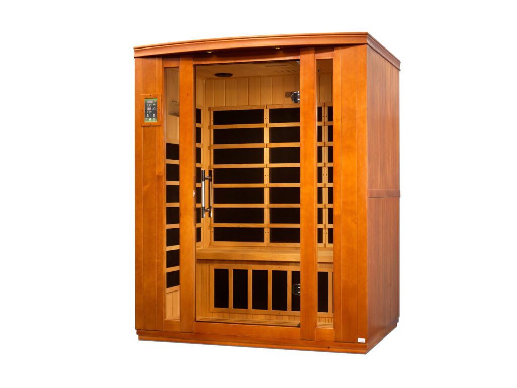 DYN-6306-02 (1) Dynamic Bellagio 3 Person Low EMF Far Infrared Sauna DYN-6306-02