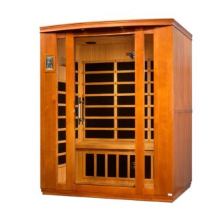 DYN-6306-02 (1) Dynamic Bellagio 3 Person Low EMF Far Infrared Sauna DYN-6306-02