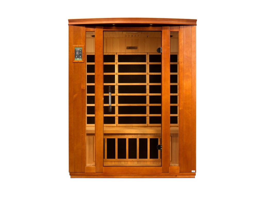 DYN-6306-02 (2) Dynamic Bellagio 3 Person Low EMF Far Infrared Sauna DYN-6306-02