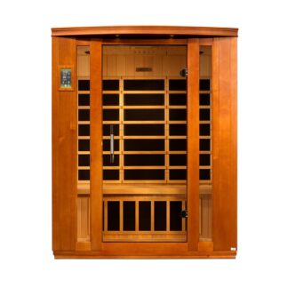 DYN-6306-02 (2) Dynamic Bellagio 3 Person Low EMF Far Infrared Sauna DYN-6306-02