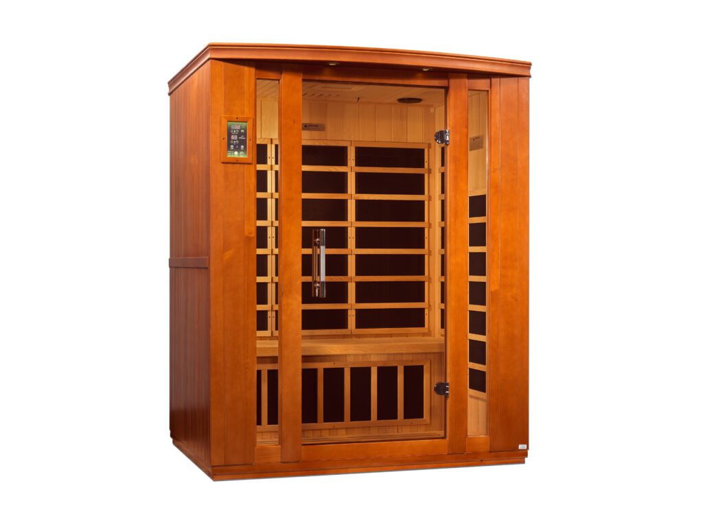 DYN-6306-02 (3) Dynamic Bellagio 3 Person Low EMF Far Infrared Sauna DYN-6306-02