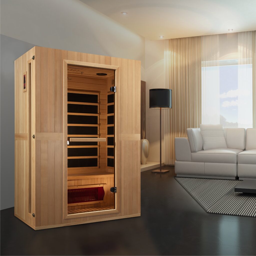 Maxxus Solstice 2 Person Low EMF Home Infrared Sauna MX-LS2-01