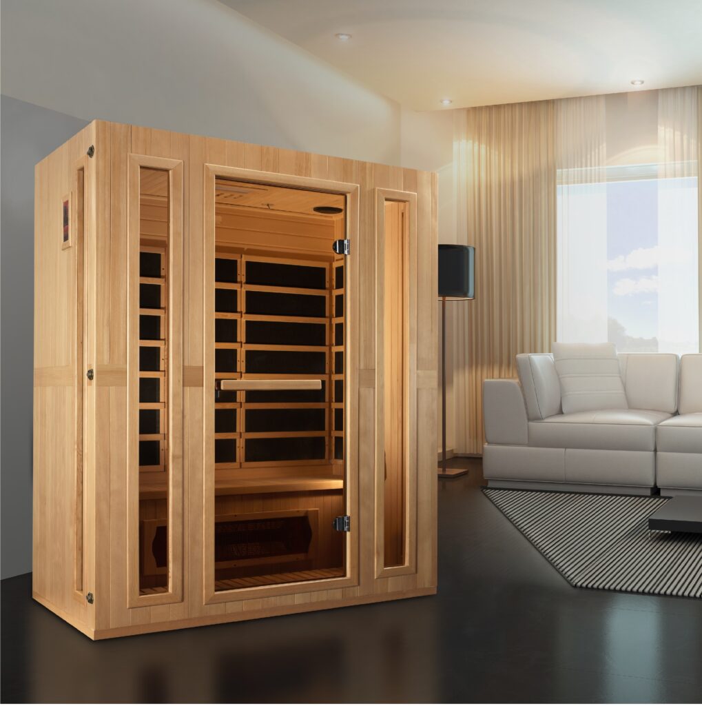 Maxxus Magellan 3 Person Low EMF Home Far Infrared Sauna MX-LS3-01
