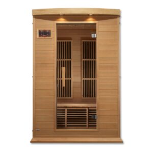 Maxxus Toulose 2 Person Low EMF Far Infrared Sauna in Hemlock MX-K206-01