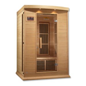 Maxxus Toulose 2 Person Low EMF Far Infrared Sauna in Hemlock MX-K206-01