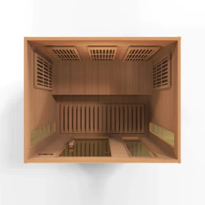 MX-K306-01_Red_Cedar_3x3_6_600x Maxxus Montilemar 3 Person Low EMF Far IR Sauna in Cedar MX-K306-01-CED