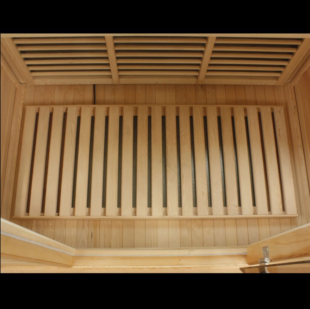 floor heater Maxxus Avignon 3 Person Corner Low EMF FAR Infrared Sauna Canadian Hemlock MX-K356-01