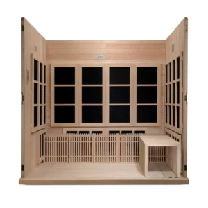 Golden Designs Catolonia Elite 8 Person Near Zero EMF Yoga / Wheel Chair Sauna GDI-6880-02 Elite