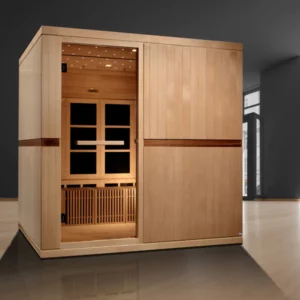 Golden Designs Catolonia Elite 8 Person Near Zero EMF Yoga / Wheel Chair Sauna GDI-6880-02 Elite
