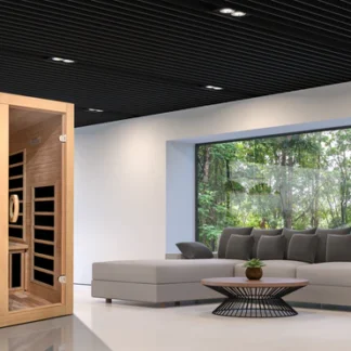 Dynamic Santiago Low EMF 2 Person Home IR Sauna DYN-6209-01