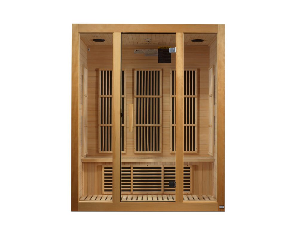 Maxxus Bellevue 3 Person  Low EMF Far Infrared Sauna MX-J306-01