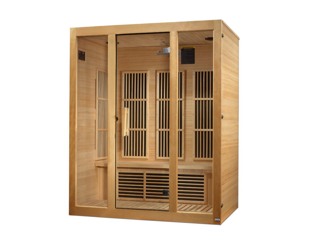 Maxxus Bellevue 3 Person  Low EMF Far Infrared Sauna MX-J306-01