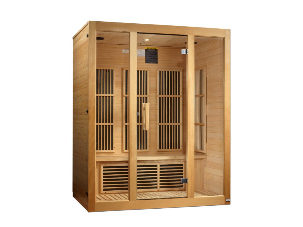 Maxxus Bellevue 3 Person  Low EMF Far Infrared Sauna MX-J306-01