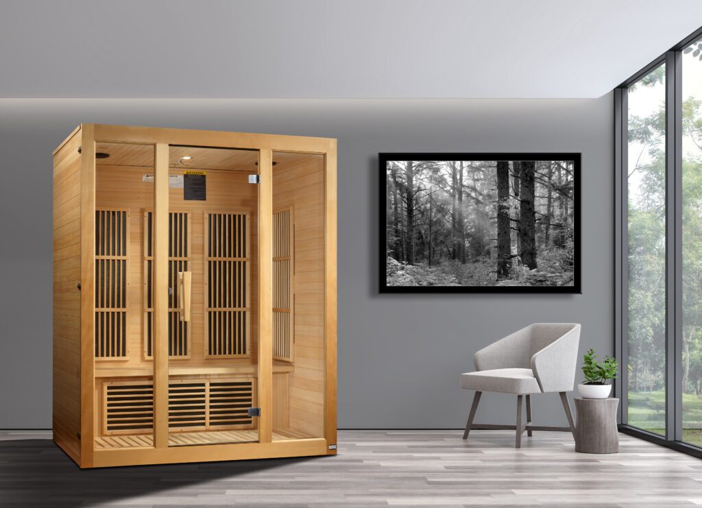 Maxxus Bellevue 3 Person  Low EMF Far Infrared Sauna MX-J306-01