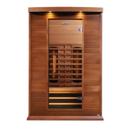 MX-M206-01-FS CED  Maxxus 2 Person Full Spectrum Infrared Sauna - Canadian Red Cedar - Image 3