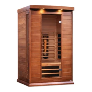 MX-M206-01FS2024_2 Maxxus Toulose 2 Person Full Spectrum Infrared Sauna - Canadian Red Cedar MX-M206-01-FS CED