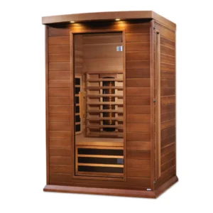 MX-M206-01FS2024_4 Maxxus Toulose 2 Person Full Spectrum Infrared Sauna - Canadian Red Cedar MX-M206-01-FS CED