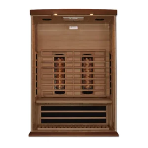 MX-M206-01FS3x3_4 Maxxus Toulose 2 Person Full Spectrum Infrared Sauna - Canadian Red Cedar MX-M206-01-FS CED