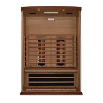 MX-M206-01-FS CED  Maxxus 2 Person Full Spectrum Infrared Sauna - Canadian Red Cedar - Image 5