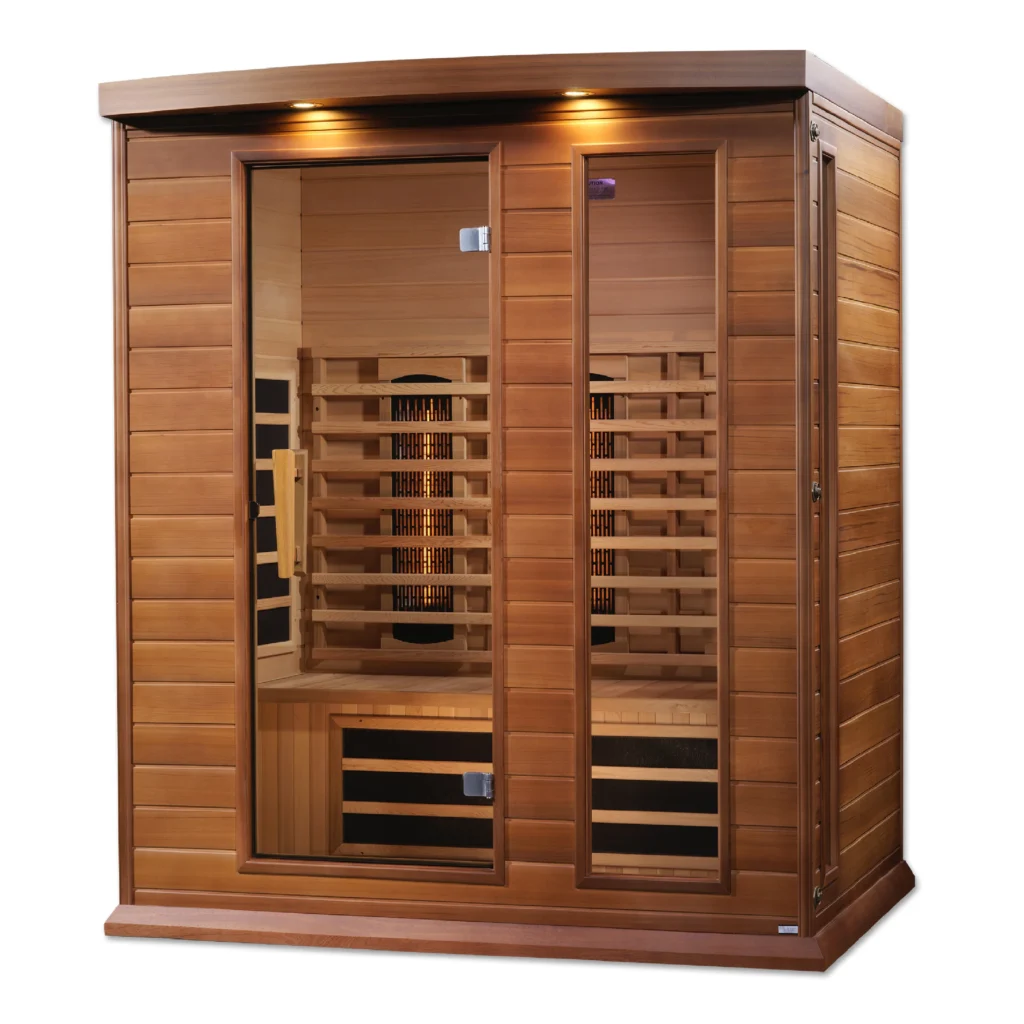 Maxxus Montilemar 3 Person Full Spectrum Infrared Sauna - Canadian Red Cedar MX-M306-01-FS CED