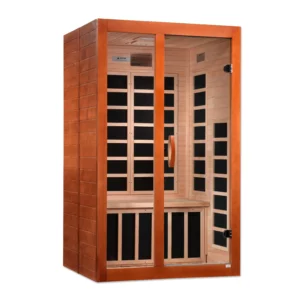 Dynamic Santiago Elite 2 Person Ultra Low EMF FAR Infrared Sauna DYN-6209-02 Elite