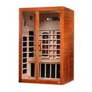 Dynamic Santiago 2 Person Full Spectrum Near Zero EMF Infrared Sauna DYN-6209-03 FS