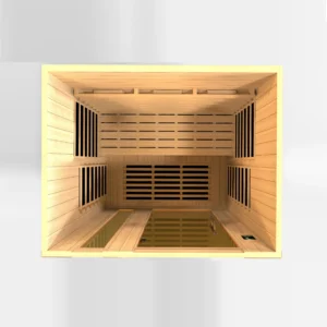 DYN-6336-033x3_5 Dynamic Lugano 3 Person Full Spectrum Near Zero EMF Infrared Sauna DYN-6336-03 FS