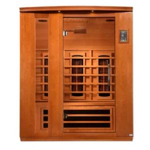 DYN-6336-03FS3x3_1 Dynamic Lugano 3 Person Full Spectrum Near Zero EMF Infrared Sauna DYN-6336-03 FS