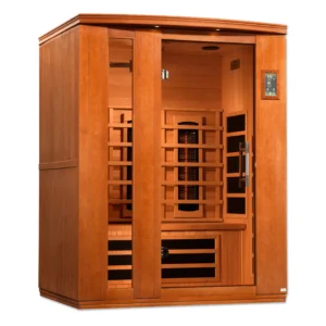 DYN-6336-03FS3x3_2 Dynamic Lugano 3 Person Full Spectrum Near Zero EMF Infrared Sauna DYN-6336-03 FS