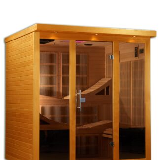 Monaco DYN-6996-01 (2) Dynamic Monaco 6 Person Ultra Low EMF Far IR Sauna DYN-6996-01