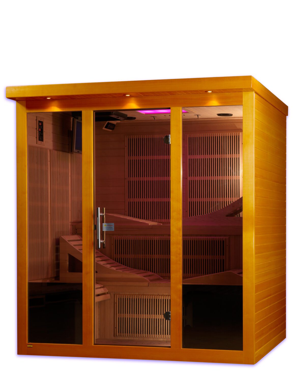 Monaco DYN-6996-01 (3) Dynamic Monaco 6 Person Ultra Low EMF Far IR Sauna DYN-6996-01