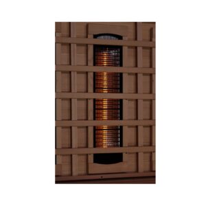 Golden Designs Eclipse 3 Person Near Zero EMF Full Spectrum Infrared Sauna with Himalayan Salt Bar GDI-8230-01