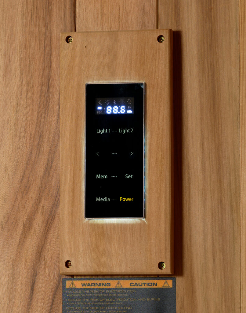 Golden Designs Hanko 2-3 Person Traditional Sauna - Canadian Red Cedar Interior GDI-7202-01