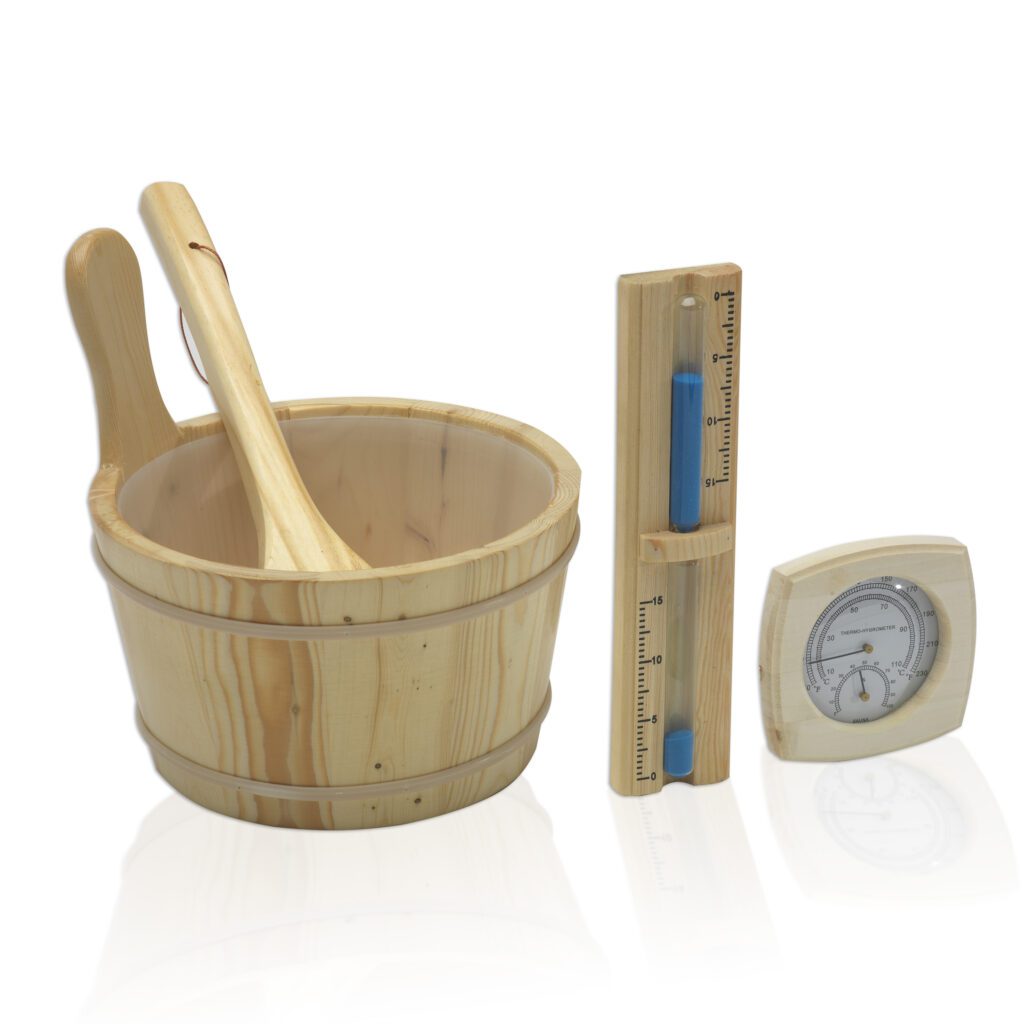 Golden Designs Hanko 2-3 Person Traditional Sauna - Canadian Red Cedar Interior GDI-7202-01