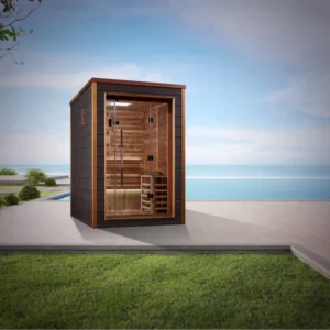 GDI-8202-013x3_600x Golden Designs Narvik 2 Person Outdoor-Indoor Traditional Sauna - Canadian Red Cedar Interior GDI-8202-01