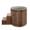TUB ONLY  |  Dynamic Cold Therapy Cedar Barrel Spa - Plastic Tub
