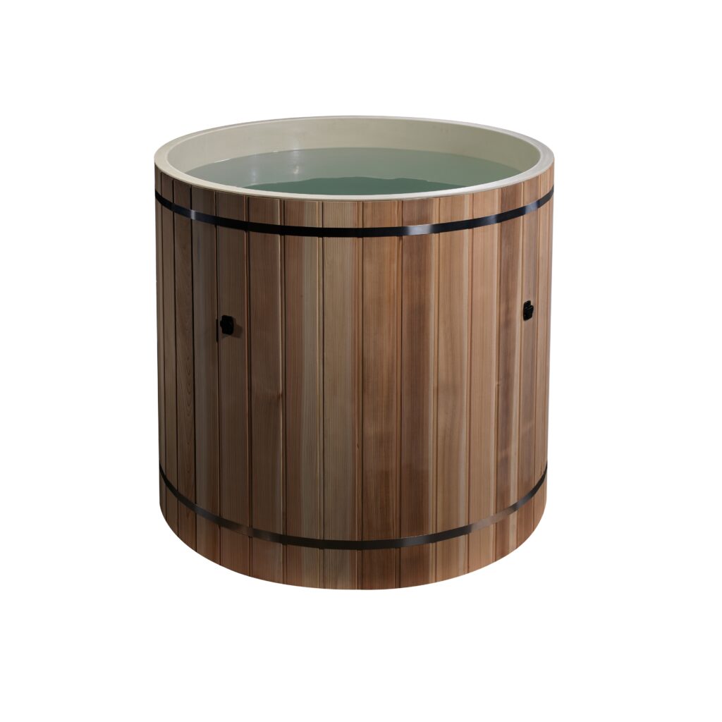 DCT-B-042-PLPC  TUB ONLY  |  Dynamic Cold Therapy Cedar Barrel Spa - Plastic Tub
