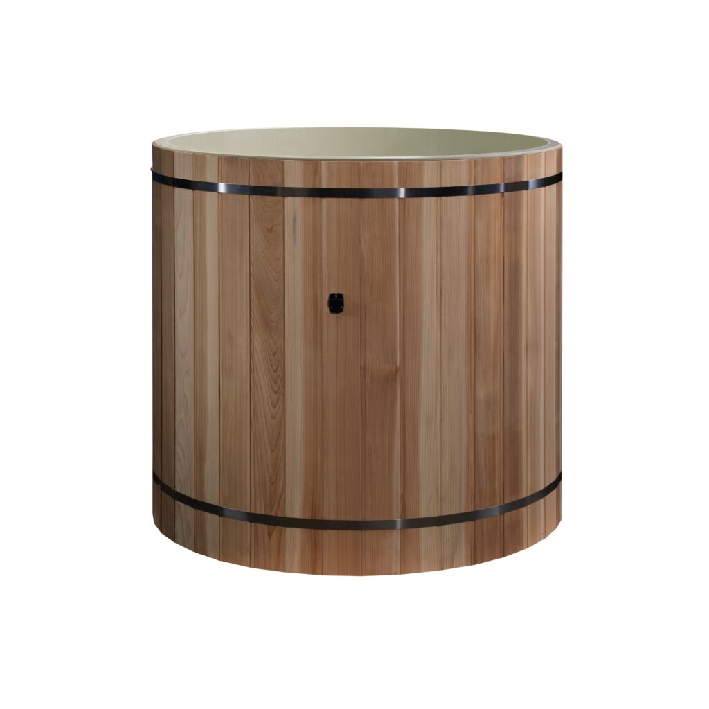 DCT-B-042-PLPC  TUB ONLY  |  Dynamic Cold Therapy Cedar Barrel Spa - Plastic Tub