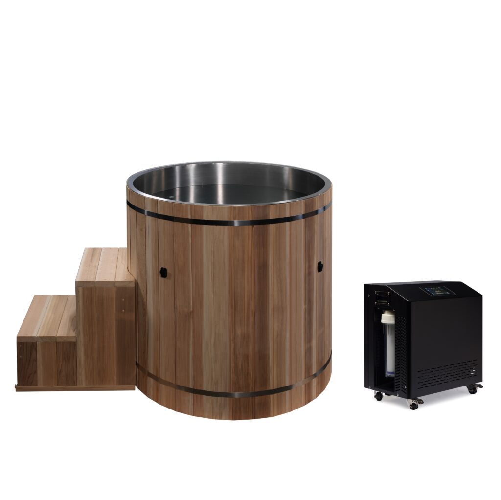 DCT-B-042-SSPC-34  TUB ONLY  |  Dynamic Cold Therapy Barrel 304 Stainless Steel Cold Plunge