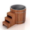TUB ONLY  |  Dynamic Cold Therapy Cedar Barrel Spa - Stainless Steel