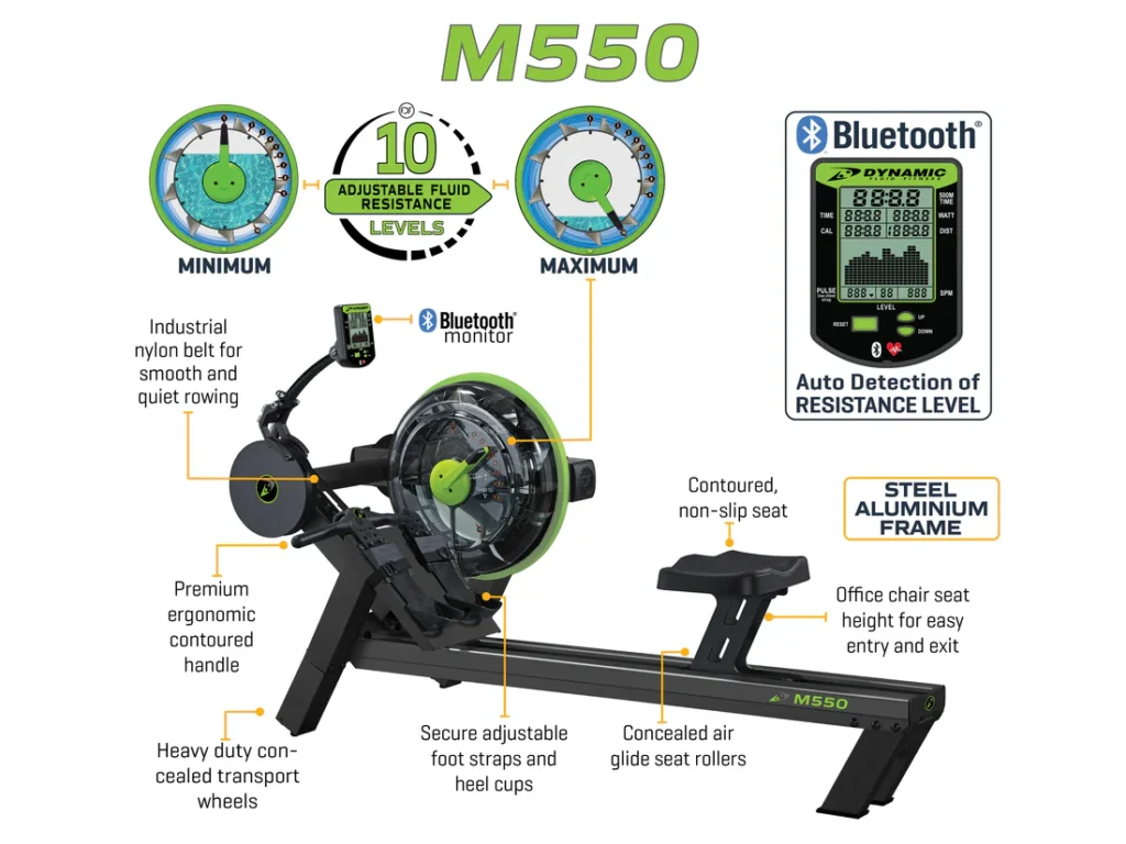 DFFM550 Dynamic Fluid M550 Rower