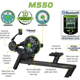 DFFM550 Dynamic Fluid M550 Rower