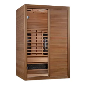 Maxxus Oasis 2 Person Full-Spectrum Near-Zero EMF Infrared Sauna MX-S206-01-FS-PC