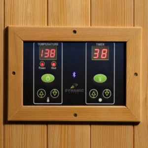 20202021DynamicControlPanel08-18-2020LTHZ Dynamic Gracia 1 Person Full Spectrum Near Zero EMF IR Sauna DYN-6119-03 FS