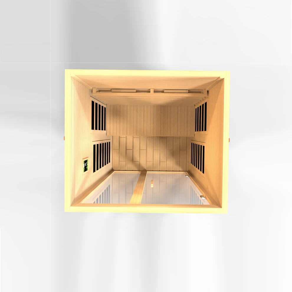 Dynamic Serena 2 Person Full Spectrum Near Zero EMF Infrared Sauna DYN-6229-03 FS