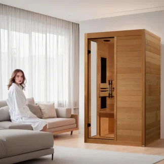 Dynamic Lucca Elite - 2 Person Ultra Low EMF FAR IR Sauna DYN-6215-05 Elite