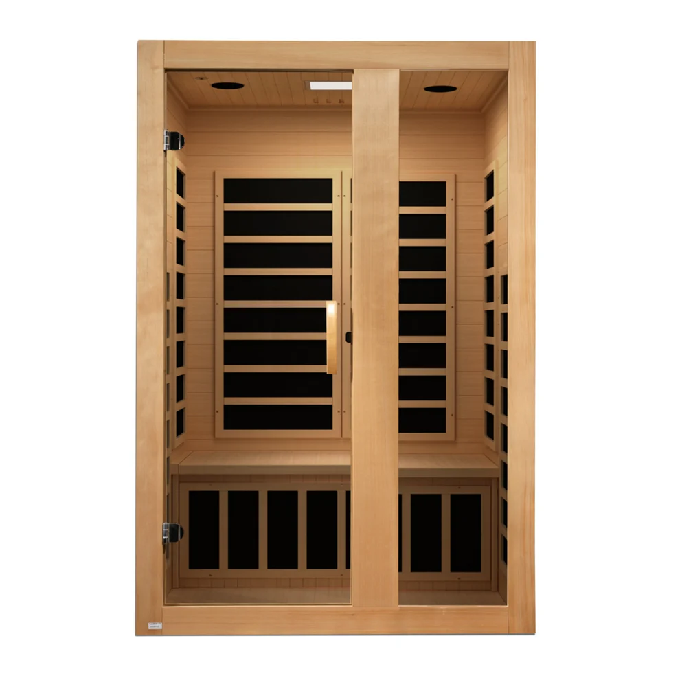 DYN-6229-01LowEMF_1 (1) Dynamic Serena 2 Person Low EMF FAR IR Sauna DYN-6229-01